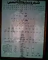 Family tree of Syed Naqvi family of allo mahar Shrif. Pir Syed Muhammad Jewan Shah Naqvi, founder of Allo mahar sharif, great-grandson of emperor of Kharasan.