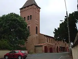 The church in Fenouillet