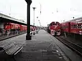 Trains in Retiro.