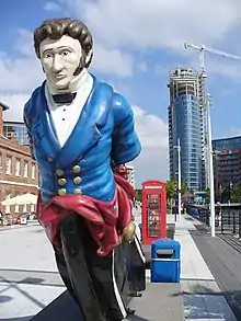 Figurehead from the original (1832) ship HMS Vernon.