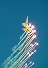 Finnish Air Force FA-18C Hornet performing at the Helsinki 2017 Air Show.