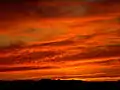 Fire Twilight, Landers, California.