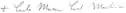 Carlo Maria Martini's signature