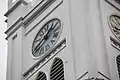 First Presbyterian Church – Oldest Presbyterian church in America was established in 1640 by Puritans from Lynn, Mass. Clock tower on wood gothic church built in 1843 and enlarged in 1895.