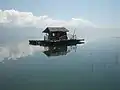 Fisherman's hut in Oteševo, North Macedonia