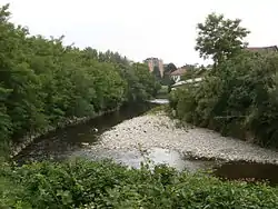 The Seveso river at Palazzolo Milanese.