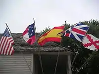 Image 17Five flags of Florida, not including the current State Flag or France. (from History of Florida)