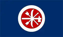 Flag of the Choctaw Brigade (modern-day Oklahoma)  (adopted in 1860)[citation needed]