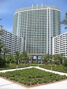 The Flamingo South Beach apartments, built on the former site of the Flamingo Hotel
