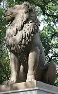 Herman Wilhelm Bissen: Isted Lion (1862), now in Flensburg