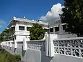 White fence
