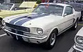 1965 Mustang GT350, the first road car to feature racing stripes