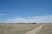 View of the fort from a distance away