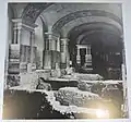 Excavation of the Medieval Louvre (initiated to install heating) under the Lower Great Hall, 1882