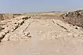 Foundation-walls. Excavations at Tell Kunara. October 3, 2019. Akkadian-Lullubian, 2300-2000 BCE. Sulaymaniyah, Republic of Iraq