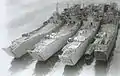 (left to right) No.150, No.101, No.127 and No.149 on 13 March 1944 at Kure Naval Arsenal.
