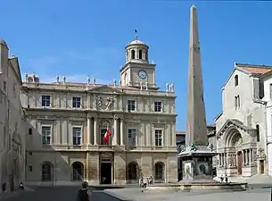 Place Republique in Arles