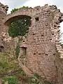 Arch near the western castle keep
