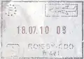 Entry stamp for air travel, issued at Charles de Gaulle Airport