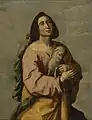 Santa Inês (Saint Agnes)by Francisco de Zurbarán