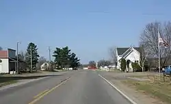 Looking west in Franklin