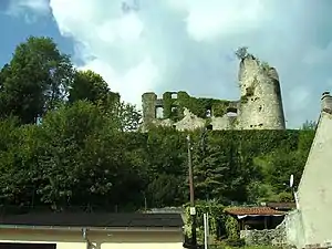 The ruins in Frauenberg