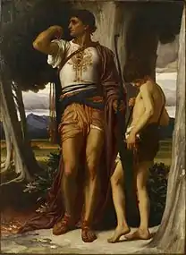 Frederic Leighton, Jonathan Token to David, c.1868