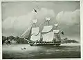 Edward Colpoys's flagship, HMS&nbsp;Winchester, re-established New Ireland (Maine) (1814); served at Halifax (1816–1821, 1830–1832)