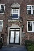 Front entry on Webster
