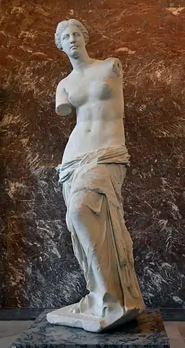Venus de Milo, c. 130 - 100 BC, Greek, the Louvre