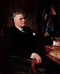 Portrait of Franklin D. Roosevelt by Frank O. Salisbury, 1947