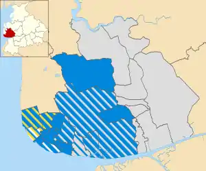 2011 results map