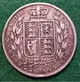 Half-crown of Victoria, 1885