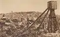 View at the Oil Field, Oil wells 1911