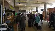 Station concourse and restaurant