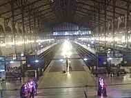 Image 46Empty Gare du Nord train station during the November 2007 strikes in France.