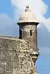 Garita at Castillo San Cristóbal (San Juan) in San Juan, Puerto Rico.