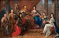 John III Sobieski with his family.