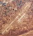 2008 satellite photo of the runway