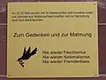 Mmeorial plaque for deported Jews