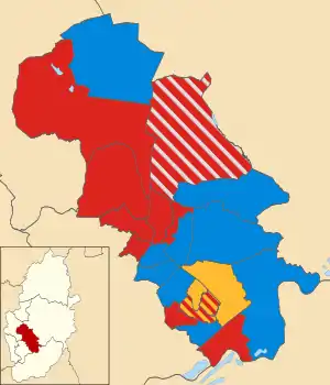 2003 results map
