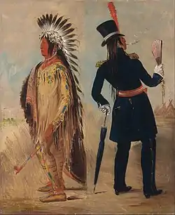 Wi-jún-jon, Pigeon's Egg Head (The Light), Going To and Returning From Washington, 1837–1839 (Smithsonian American Art Museum)