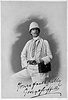 George Griffith, frontispiece of his book In an Unknown Prison Land, 1901
