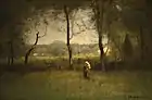 George Inness, Wood Gatherers: An Autumn Afternoon, c. 1891