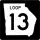 State Route 13 Loop marker