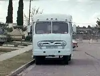 1955 Ford Vanette with Gerstenslager Bookmobile conversion.