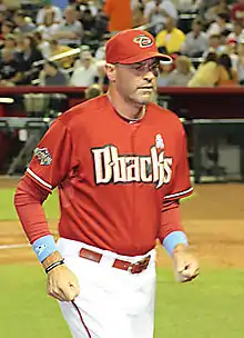 Kirk Gibson, the manager of the Arizona Diamondbacks (2010–2014).