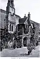 Giffords Hall quadrangle and hall range from the West, pre-1900.