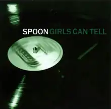 A vinyl record spinning