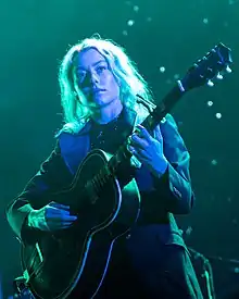 Bridgers at the 2022 Glastonbury Festival